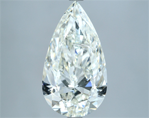 Picture of Natural Diamond 4.06 Carats, Pear with  Cut, I Color, SI2 Clarity and Certified by IGI