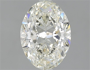 Picture of Natural Diamond 1.70 Carats, Oval with  Cut, J Color, SI1 Clarity and Certified by IGI