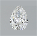 Natural Diamond 0.54 Carats, Pear with  Cut, F Color, VVS1 Clarity and Certified by GIA