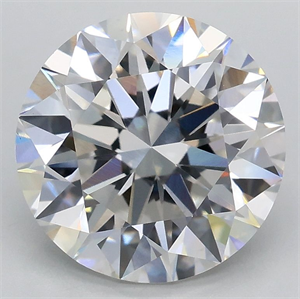 Picture of Lab Grown Diamond 3.01 Carats, Round with Excellent Cut, F Color, VS1 Clarity and Certified by IGI