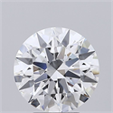 Lab Grown Diamond 3.55 Carats, Round with Ideal Cut, E Color, VVS1 Clarity and Certified by IGI