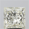 Diamante Natural 3.02 quilates, Princesa , Color L, claridad SI2 y certificado GIA