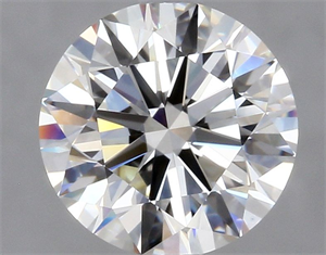 Picture of Natural Diamond 1.55 Carats, Round with Excellent Cut, I Color, IF Clarity and Certified by GIA
