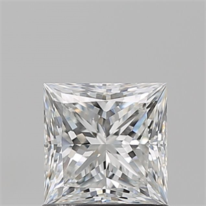 Picture of Natural Diamond 1.10 Carats, Princess with  Cut, G Color, VS1 Clarity and Certified by GIA