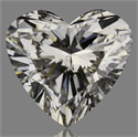 Natural Diamond 0.34 Carats, Heart with  Cut, F Color, SI2 Clarity and Certified by GIA