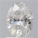 Natural Diamond 0.70 Carats, Oval with  Cut, F Color, VS2 Clarity and Certified by GIA
