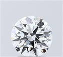 Lab Grown Diamond 1.55 Carats, Round with Ideal Cut, D Color, VVS2 Clarity and Certified by IGI