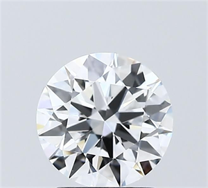 Picture of Lab Grown Diamond 1.55 Carats, Round with Ideal Cut, D Color, VVS2 Clarity and Certified by IGI