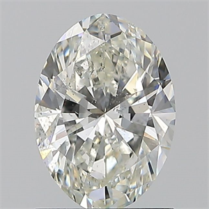 Picture of Natural Diamond 1.20 Carats, Oval with  Cut, I Color, SI2 Clarity and Certified by GIA
