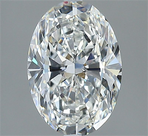 Foto Diamante Natural 2.30 quilates, Ovalado , Color G, claridad VS1 y certificado GIA de