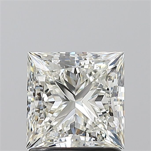 Picture of Natural Diamond 1.50 Carats, Princess with  Cut, J Color, VS1 Clarity and Certified by GIA