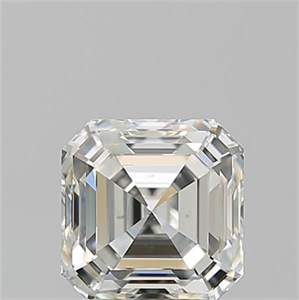 Picture of Natural Diamond 1.51 Carats, Asscher with  Cut, J Color, VS2 Clarity and Certified by GIA