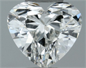 Natural Diamond 0.50 Carats, Heart with  Cut, H Color, VS2 Clarity and Certified by GIA