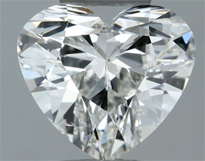 Picture of Natural Diamond 0.50 Carats, Heart with  Cut, H Color, VS2 Clarity and Certified by GIA