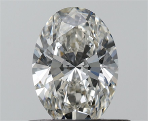 Picture of Natural Diamond 0.51 Carats, Oval with  Cut, H Color, VVS2 Clarity and Certified by IGI
