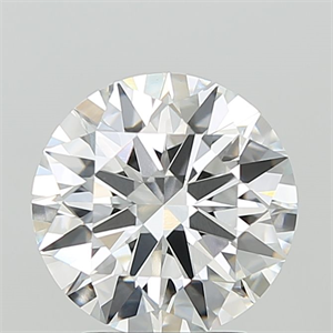 Picture of Lab Grown Diamond 3.10 Carats, Round with Ideal Cut, F Color, VVS2 Clarity and Certified by IGI