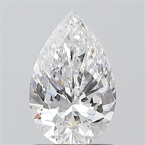 Picture of Natural Diamond 1.01 Carats, Pear with  Cut, D Color, SI2 Clarity and Certified by GIA