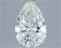 Diamante Natural 4.10 quilates, De pera , Color J, claridad SI2 y certificado IGI