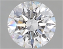 Lab Grown Diamond 1.10 Carats, Round with Ideal Cut, D Color, VS1 Clarity and Certified by IGI