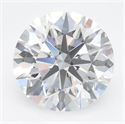 Lab Grown Diamond 3.08 Carats, Round with Ideal Cut, D Color, VVS1 Clarity and Certified by IGI