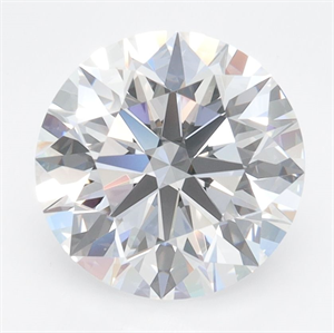 Picture of Lab Grown Diamond 3.08 Carats, Round with Ideal Cut, D Color, VVS1 Clarity and Certified by IGI
