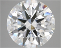 Lab Grown Diamond 7.03 Carats, Round with Ideal Cut, F Color, VS1 Clarity and Certified by IGI