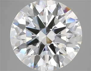 Picture of Lab Grown Diamond 7.03 Carats, Round with Ideal Cut, F Color, VS1 Clarity and Certified by IGI