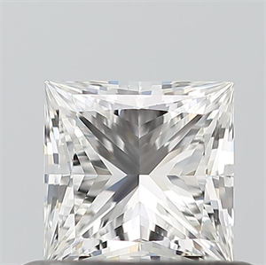 Picture of Natural Diamond 0.51 Carats, Princess with  Cut, G Color, VVS1 Clarity and Certified by GIA
