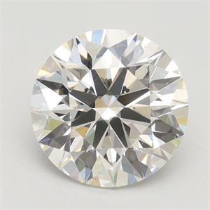 Picture of Lab Grown Diamond 2.37 Carats, Round with Ideal Cut, F Color, VS1 Clarity and Certified by IGI
