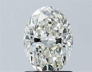 Picture of Natural Diamond 1.20 Carats, Oval with  Cut, J Color, SI2 Clarity and Certified by GIA