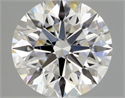 Diamante Natural 0.44 quilates, Redondo , Color H, claridad IF y certificado GIA