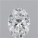 Natural Diamond 0.73 Carats, Oval with  Cut, D Color, VS1 Clarity and Certified by GIA