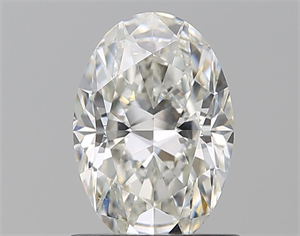 Foto Diamante Natural 1.01 quilates, Ovalado , Color H, claridad SI1 y certificado GIA de