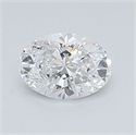 Diamante Natural 0.52 quilates, Ovalado , Color D, claridad SI1 y certificado GIA