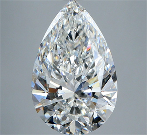 Foto Diamante Natural 2.91 quilates, De pera , Color G, claridad VVS1 y certificado GIA de