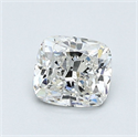 Natural Diamond 0.81 Carats, Cushion with  Cut, G Color, SI1 Clarity and Certified by GIA