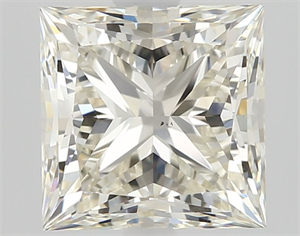 Foto Diamante Natural 1.47 quilates, Princesa , Color L, claridad VS2 y certificado GIA de