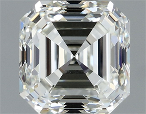 Foto Diamante Natural 1.00 quilates, Asscher , Color J, claridad VVS1 y certificado IGI de