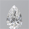 Natural Diamond 0.70 Carats, Pear with  Cut, F Color, VS2 Clarity and Certified by GIA