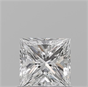 Natural Diamond 0.70 Carats, Princess with  Cut, E Color, VS1 Clarity and Certified by GIA