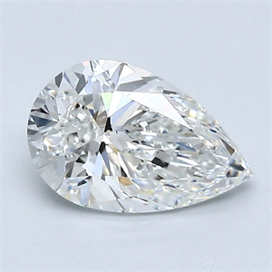 Picture of Natural Diamond 1.21 Carats, Pear with  Cut, G Color, VS1 Clarity and Certified by GIA