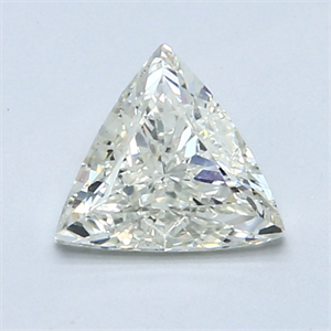 0.80 Carats, Triangle Diamond with  Cut, J Color, VS1 Clarity and Certified by GIA