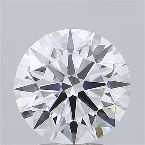 Picture of Lab Grown Diamond 3.59 Carats, Round with Excellent Cut, E Color, VVS2 Clarity and Certified by IGI
