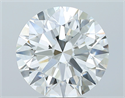 Natural Diamond 4.00 Carats, Round with Excellent Cut, I Color, VS1 Clarity and Certified by GIA
