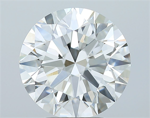 Picture of Natural Diamond 4.00 Carats, Round with Excellent Cut, I Color, VS1 Clarity and Certified by GIA