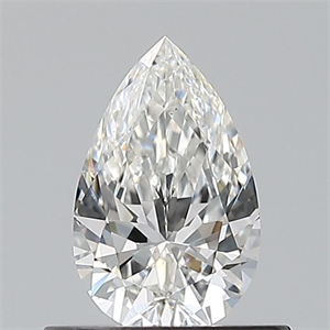 Picture of Natural Diamond 0.50 Carats, Pear with  Cut, F Color, VS2 Clarity and Certified by GIA