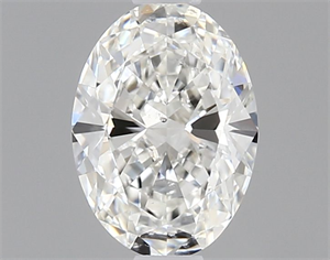 Picture of Natural Diamond 0.50 Carats, Oval with  Cut, G Color, SI2 Clarity and Certified by GIA
