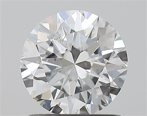 Picture of Natural Diamond 1.01 Carats, Round with Excellent Cut, E Color, SI2 Clarity and Certified by GIA