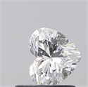 Natural Diamond 0.60 Carats, Heart with  Cut, D Color, SI2 Clarity and Certified by GIA
