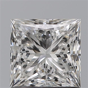 Foto Diamante Natural 1.02 quilates, Princesa , Color F, claridad VS1 y certificado GIA de
